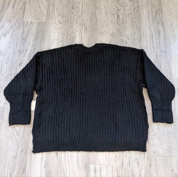 NWT Free People Blue Bell V Neck Sweater - Picture 6 of 10